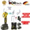 BORTECH Κλαδευτικό ψαλίδι κλαδέματος Με κοπή 37mm επαναφορτιζόμενο 36v με 2 μπαταρίες + δώρο λεπίδα
