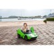 Ηλεκτροκίνητο παιδικό αυτοκίνητο Licensed KTM 12V με δερμάτινο κάθισμα και ελαστικά τύπου αυτοκινήτου σε πράσινο