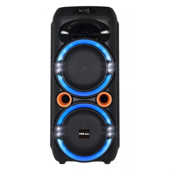 Σύστημα Karaoke FOR ALL ηχείο επαναφορτιζόμενο 30W με ασύρματο μικρόφωνο λειτουργεία ράδιο και μπαταρία 3000mah FG206-17