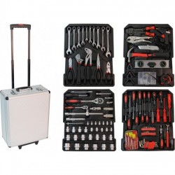 Εργαλειοθήκη βαλίτσα με ροδάκια και 186 εργαλεία TB186PAC